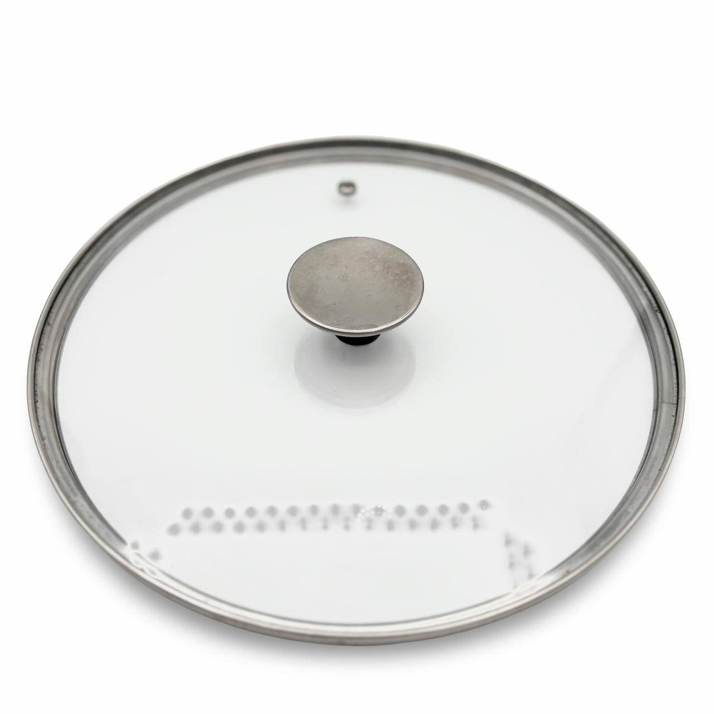 Curtis Stone Tempered Glass Cookware Lid 9.5" Clear Steam Vent Replacement Lid